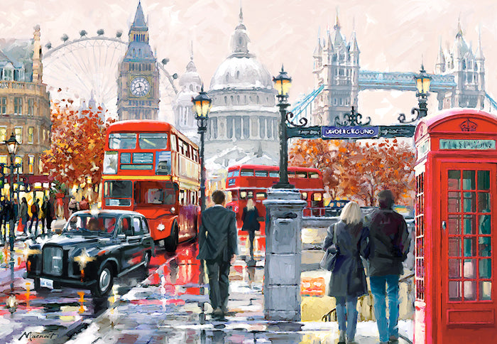 KIDEK pussel - London Collage, 1000-bitar