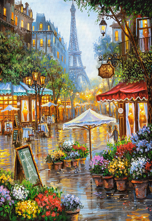 Spring Flowers, Paris, 1000-bitarspussel
