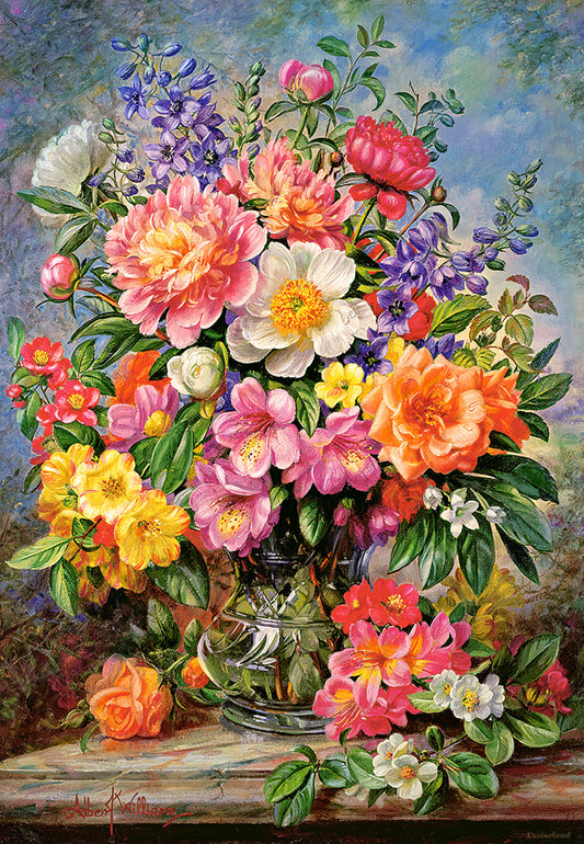 June Flowers in Radiance, 1000-bitarspussel