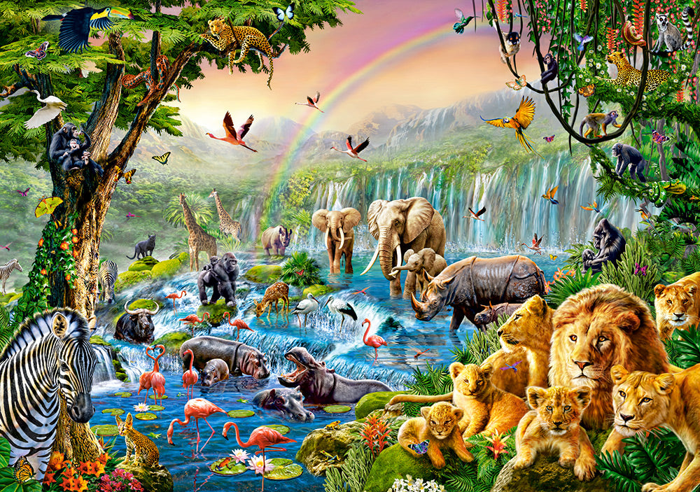 KIDEK pussel - Jungle River, 500-bitar