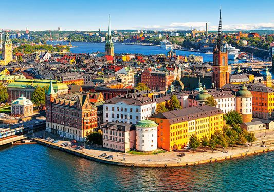 The Old Town of Stockholm, Sweden, 500-bitarspussel