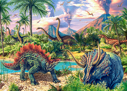 Dinosaur Volcanos, 120-bitarspussel