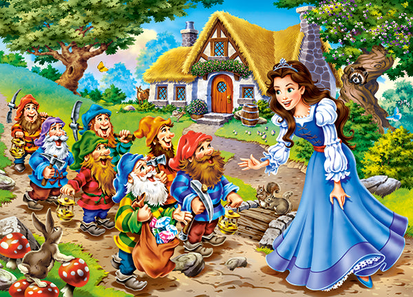 KIDEK pussel - Snow White and the Seven Dwarfs, 120-bitar