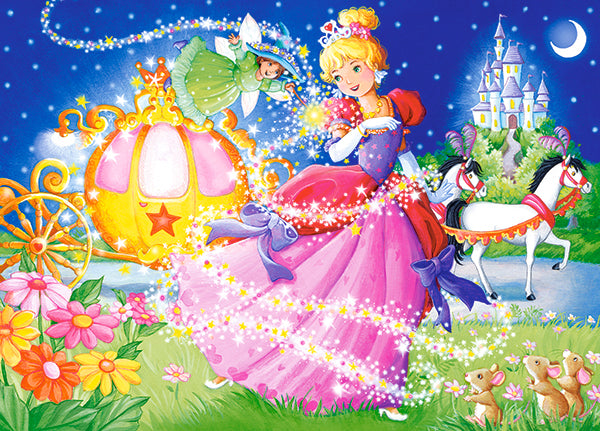 KIDEK pussel - Cinderella, 120-bitar