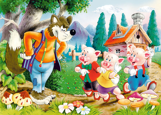 Three Little Pigs, 60-bitarspussel