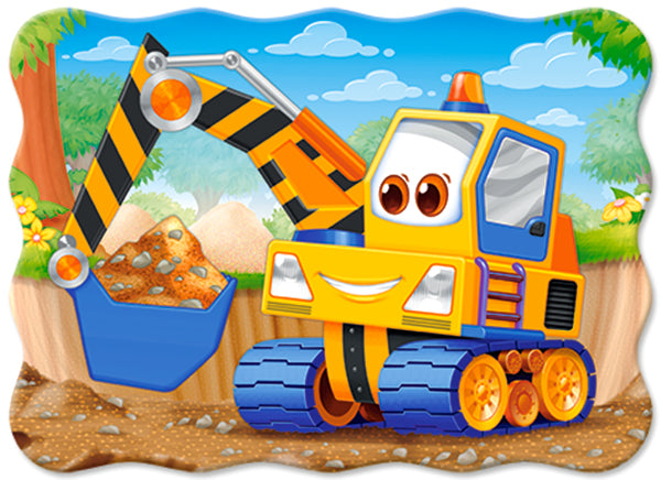 KIDEK pussel - Yellow Digger, 30-bitar