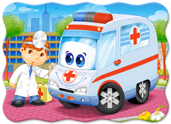 KIDEK pussel - Ambulance Doctor, 30-bitar