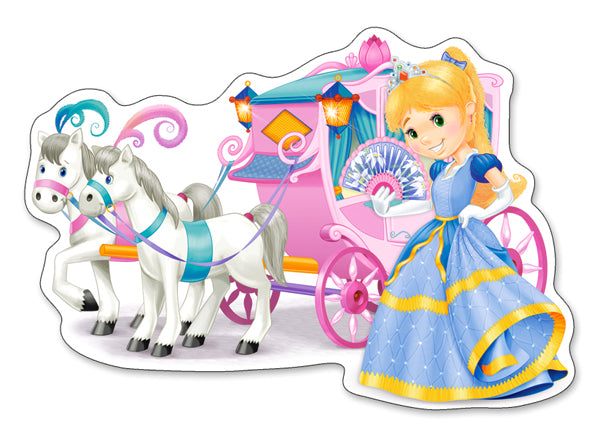 KIDEK pussel - Princess Carriage, 12-bitar