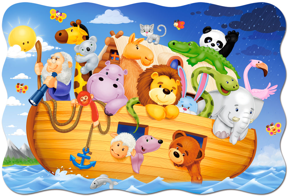 KIDEK pussel - Noah´s Ark, 20-bitar