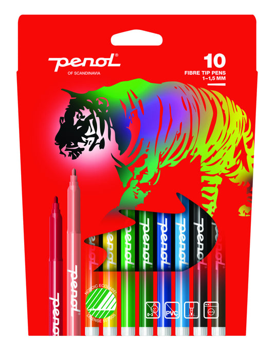 Tactic Fiberpennor 10-pack