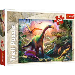 KÄRNAN, PUSSEL, TREFL - 100 BIT DINOSAURS' LAND