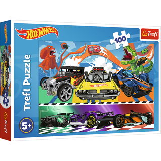 KÄRNAN, PUSSEL, TREFL - 100 BIT HOT WHEELS