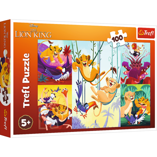 KÄRNAN, PUSSEL, TREFL - 100 BIT LION KING