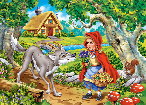 KIDEK pussel - Little Red Riding Hood, 60-bitar