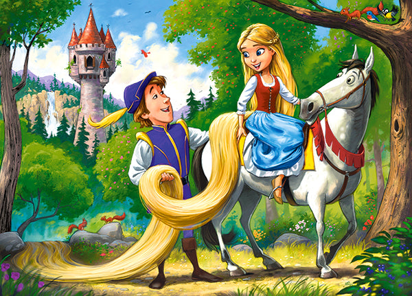 KIDEK pussel - Rapunzel, 60-bitar