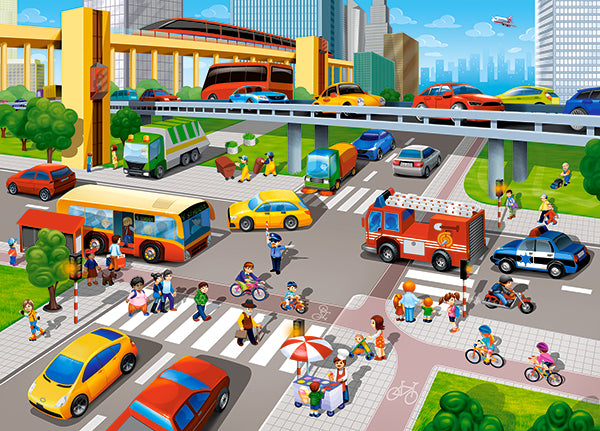 City Rush, 60-bitarspussel