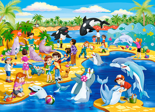 Dolphinarium, 60-bitarspussel