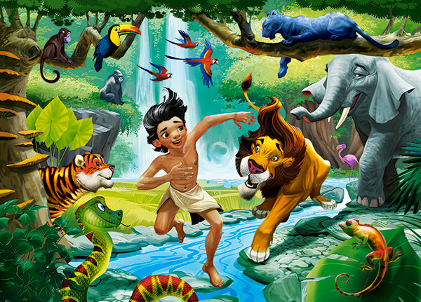 KIDEK pussel - Jungle Book, 120-bitar