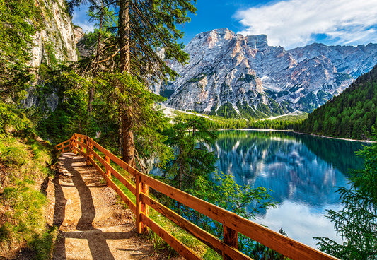 Braies Lake, Italy, 1000-bitarspussel