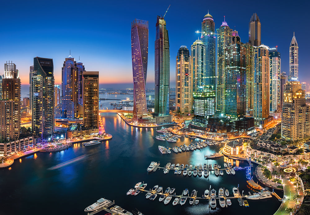 KIDEK pussel - Skyscrapers of Dubai, 1500-bitar