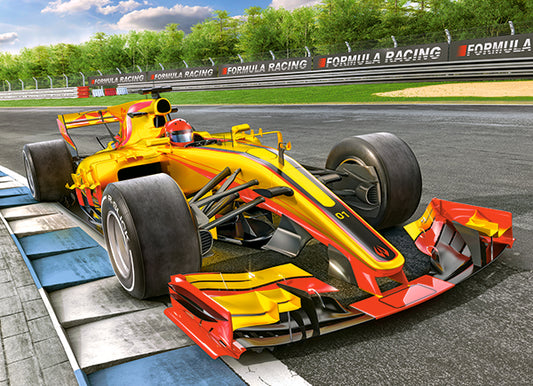 Racing Bolide on Track, 300-bitarspussel