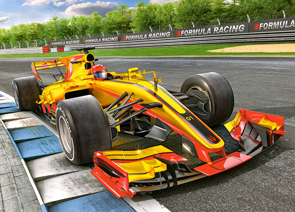 KIDEK pussel - Racing Bolide on Track, 60-bitar