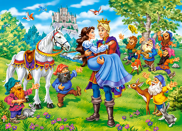 KIDEK pussel - Snow White - Happy Ending, 120-bitar