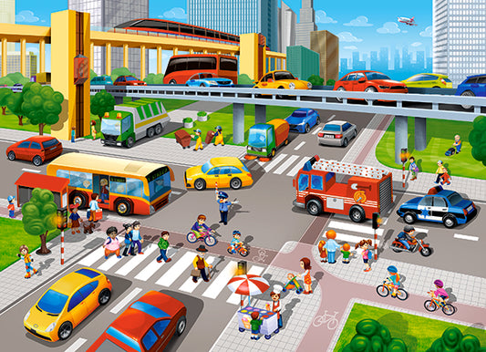 City Rush, 70-bitarspussel