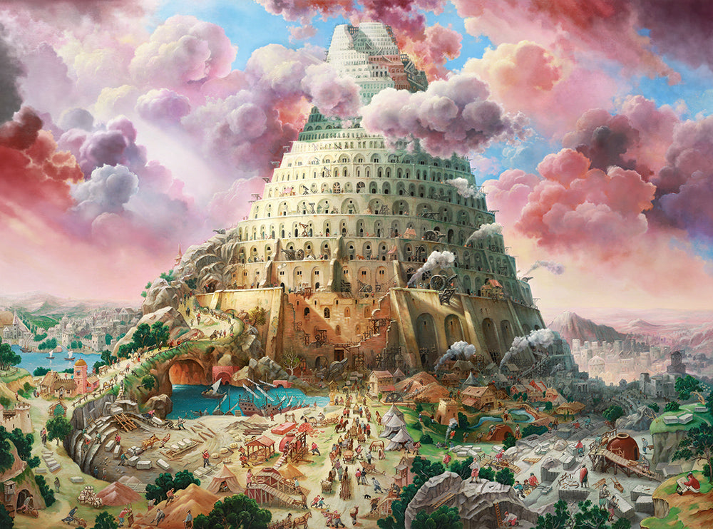 KIDEK pussel - Tower of Babel, 3000-bitar