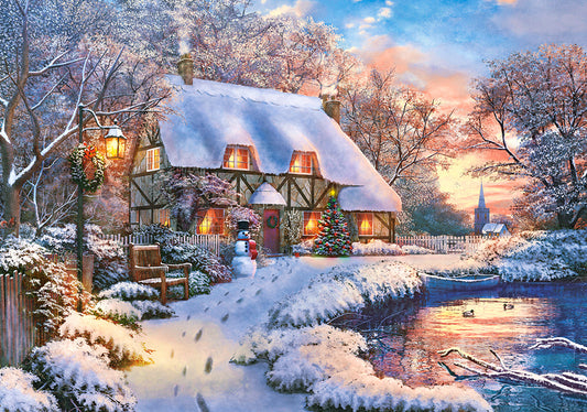 Winter Cottage, 500-bitarspussel