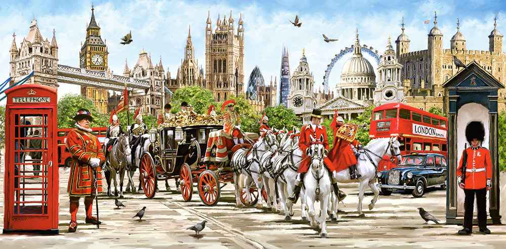 KIDEK pussel - Pride of London, 4000-bitar