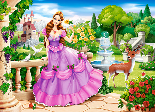 KIDEK pussel - Princess in the Royal Garden, 100-bitar