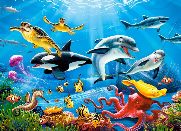KIDEK pussel - Tropical Underwater World, 200-bitar