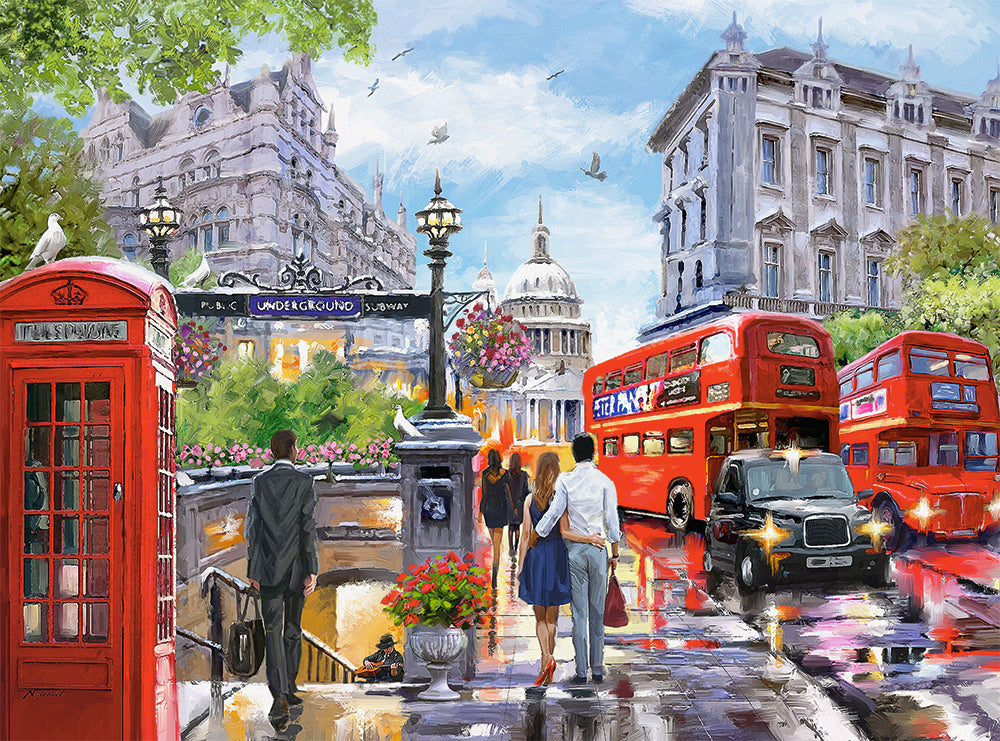 KIDEK pussel - Spring in London, 2000-bitar