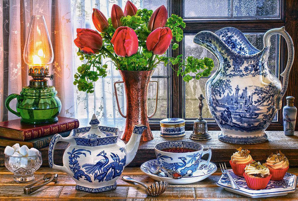 Still Life with Tulips, 1500-bitarspussel