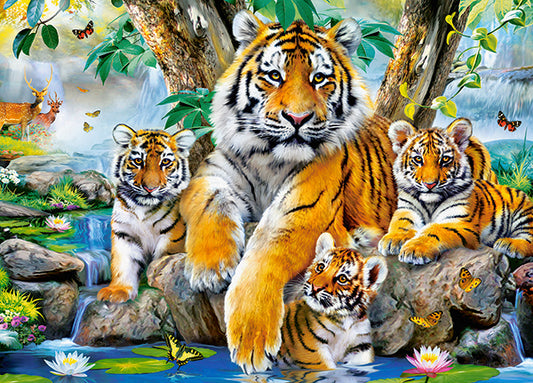 Tigers by the Stream, 120-bitarspussel