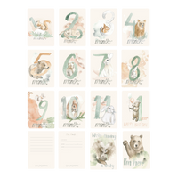 Oh Poppy Silia Milestone Cards