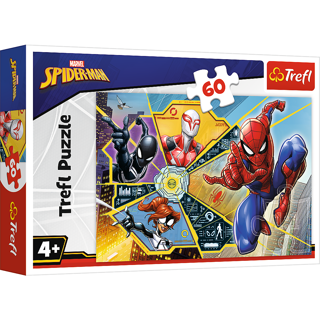 KÄRNAN, PUSSEL, TREFL - 60 BIT SPIDERMAN