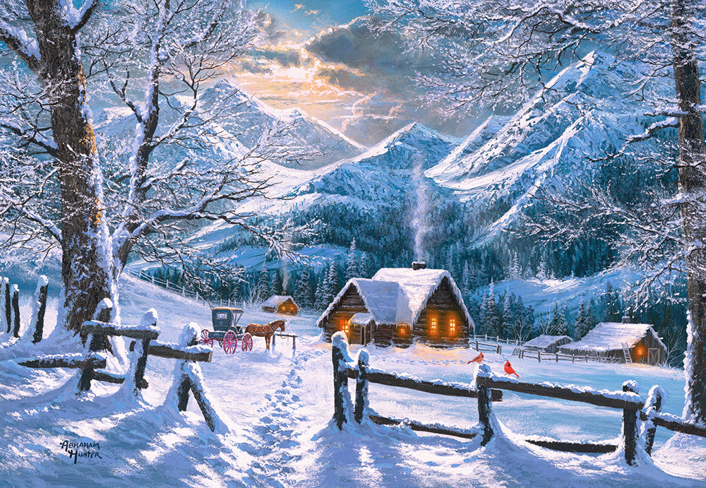 Snowy Morning, 1500-bitarspussel