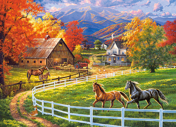 KIDEK pussel - Horse Valley Farm, 200-bitar