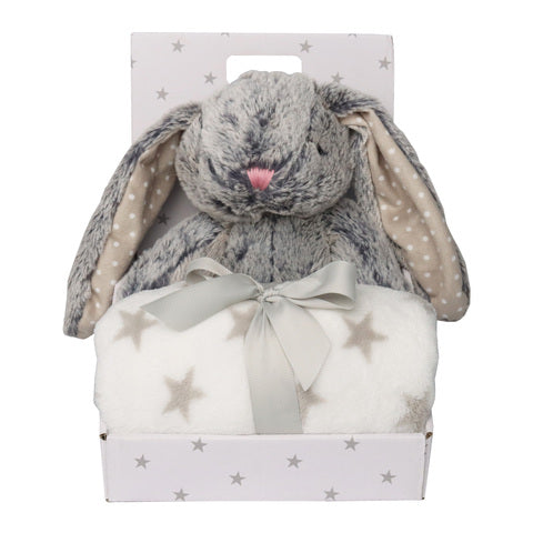 Carlo Baby Fleecefilt & Gosedjur Kanin