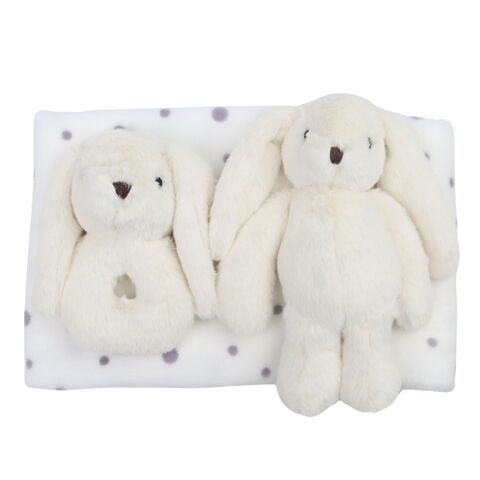 Carlo Baby Gift Set med Kanin och Filt