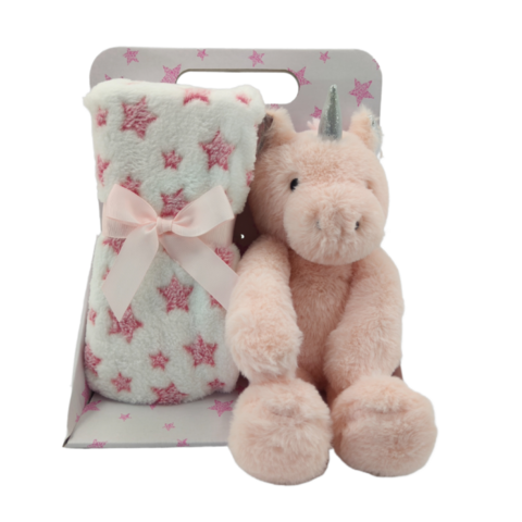 Carlo Baby Fleecefilt Unicorn