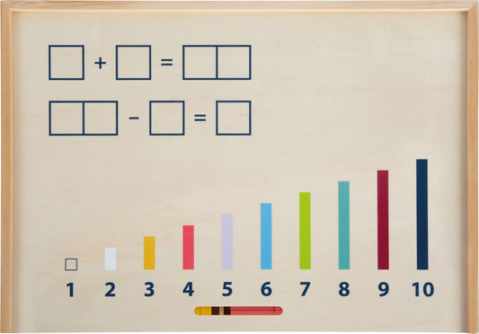 small foot small foot Inlärningsboxens beräkningsnummer ”Utbilda” | pedagogiskt spel | trä