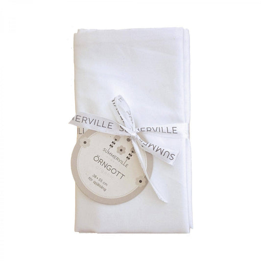 Summerville organic Örngott 2 st junior vit GOTS