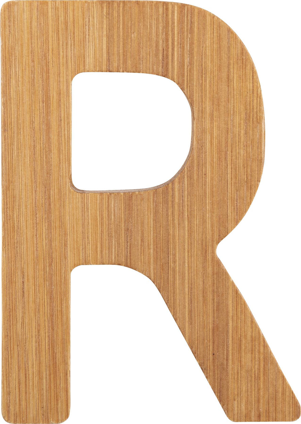 small foot ABC bokstäver bambu R