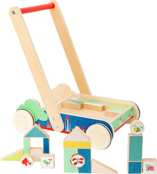 small foot Baby walker byggstenar ”Flytta det! ”| Gåstol | trä