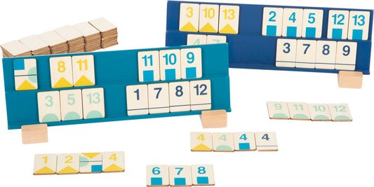 small foot Rummy nummer pusselspel | brädspel | trä