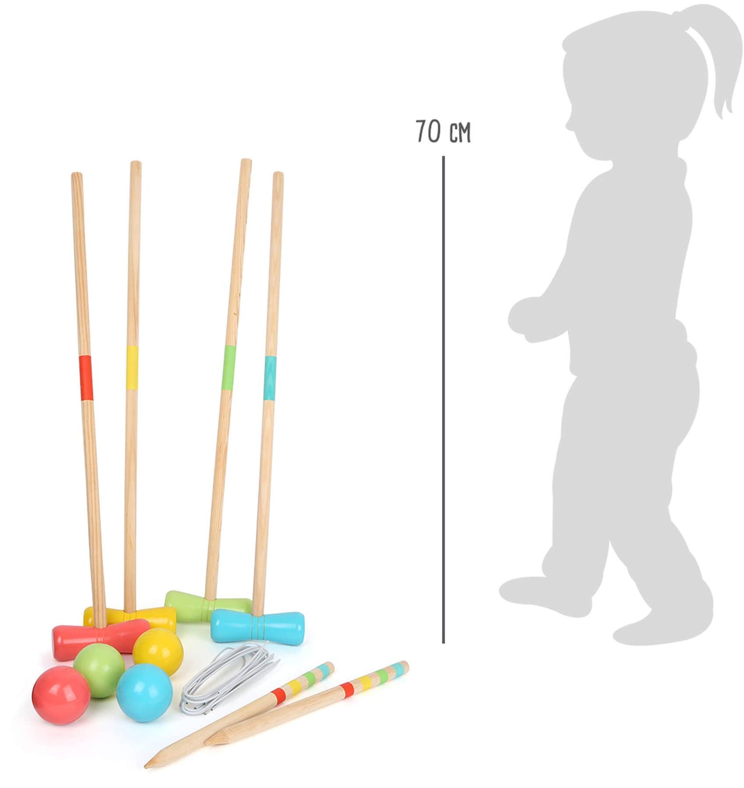 small foot Croquet ”Aktiv” | Spel i trädgården | 100% Fsc