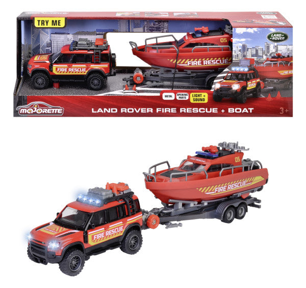 Land Rover Fire Rescue + Boat